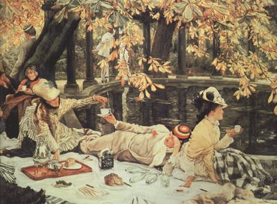 James Tissot Holiday (The Picnic) (nn03) Germany oil painting art